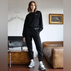 Brunette the Label•The BABES SOCIAL CLUB Best Friend Jogger | Black • S/XS